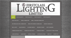 Desktop Screenshot of firstclasslighting.co.uk